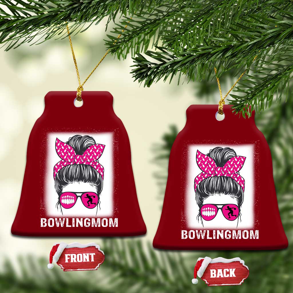 Bowling Mom Life Ceramic Ornament Funny Bowler Gift TS12 Print Your Wear