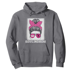 Bowling Mom Life Hoodie Funny Bowler Gift TS12 Charcoal Print Your Wear