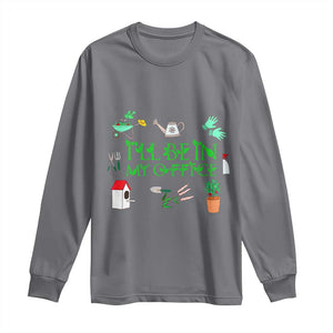 I Will Be In My Office Long Sleeve Shirt Funny Gift For Gardener TS12 Charcoal Print Your Wear