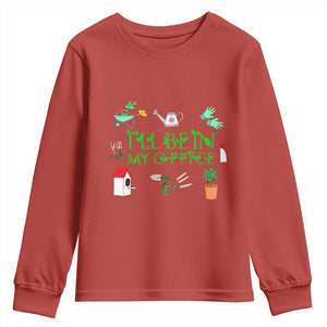 I Will Be In My Office Youth Sweatshirt Funny Gift For Gardener TS12 Red Print Your Wear