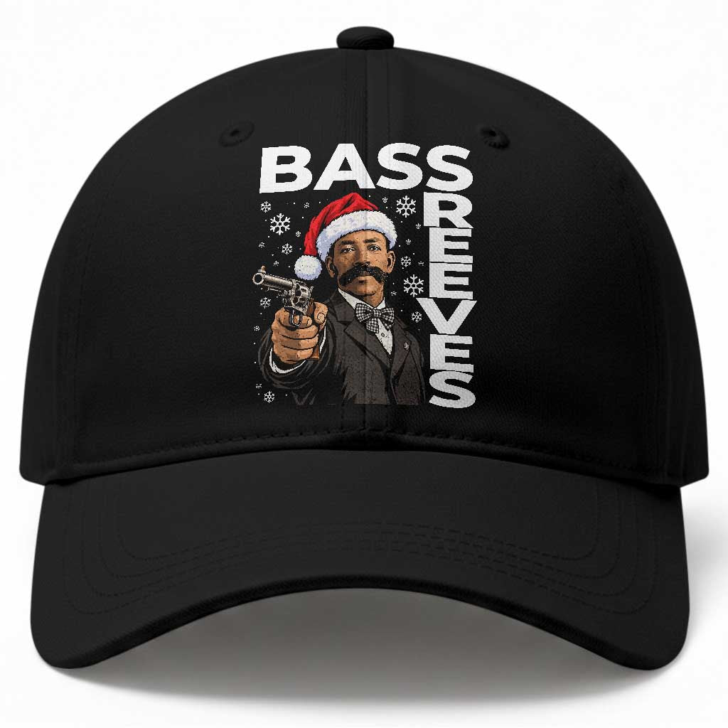 Bass Reeves Christmas Deputy US Marshal Santa Hat Baseball Cap Wild West History Holiday Gift