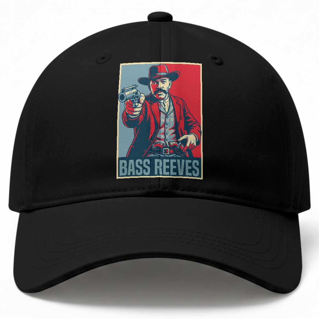 Bass Reeves Wild West Lawman Baseball Cap Deputy Marshal Hero Vintage Poster Graphic
