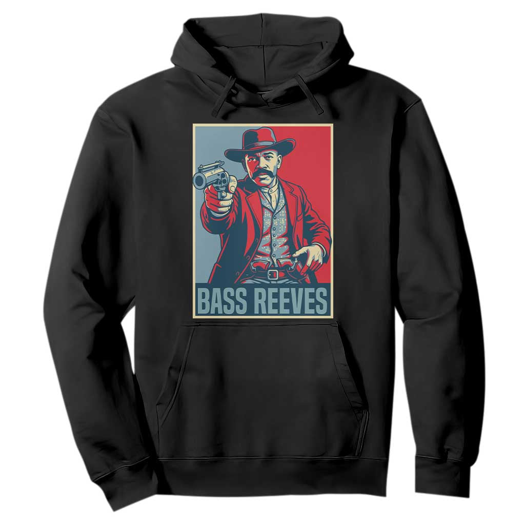 Bass Reeves Wild West Lawman Hoodie Deputy Marshal Hero Vintage Poster Graphic