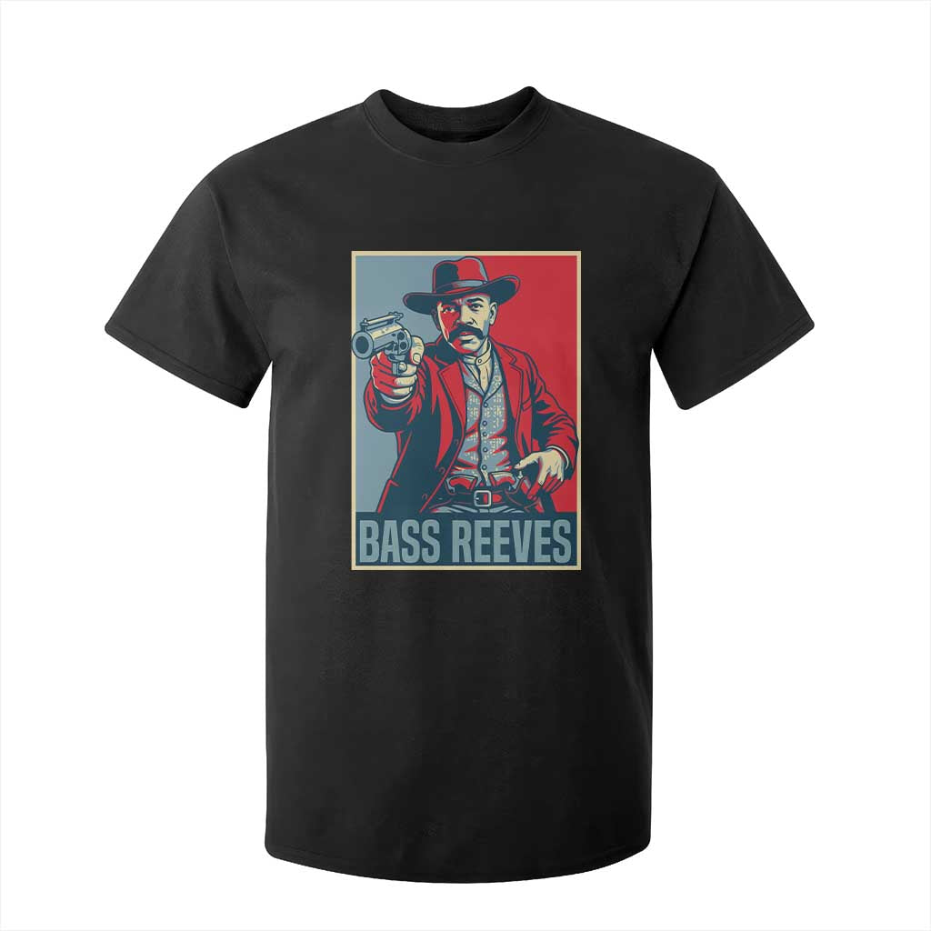 Bass Reeves Wild West Lawman T Shirt For Kid Deputy Marshal Hero Vintage Poster Graphic