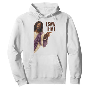 Funny Black Jesus Christian Hoodie I Saw That Pointing Finger