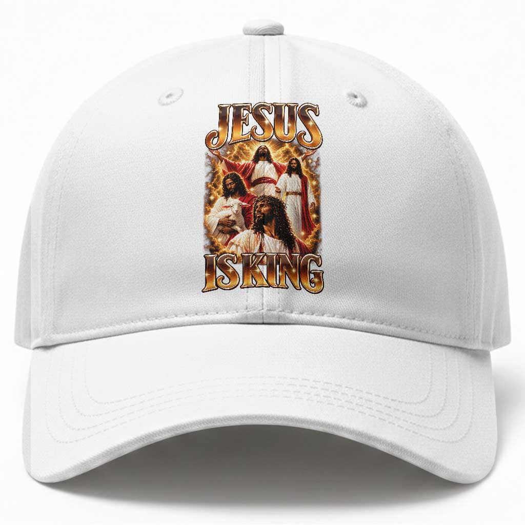 Black Jesus Is King Baseball Cap Christian God Faith Religious