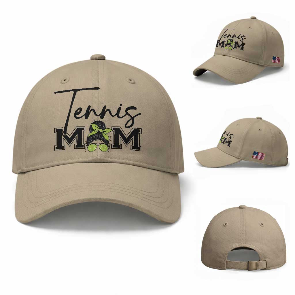 Funny Tennis Player Gift For Tennis Mom Baseball Cap TS12 Baseball Cap Universal Fit Khaki Print Your Wear