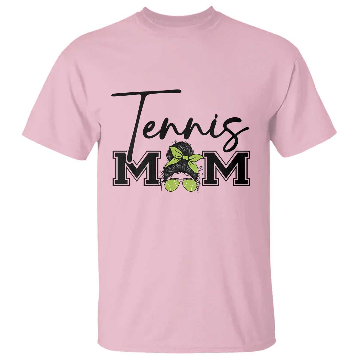 Funny Tennis Player Gift For Tennis Mom T Shirt TS12 Light Pink Print Your Wear
