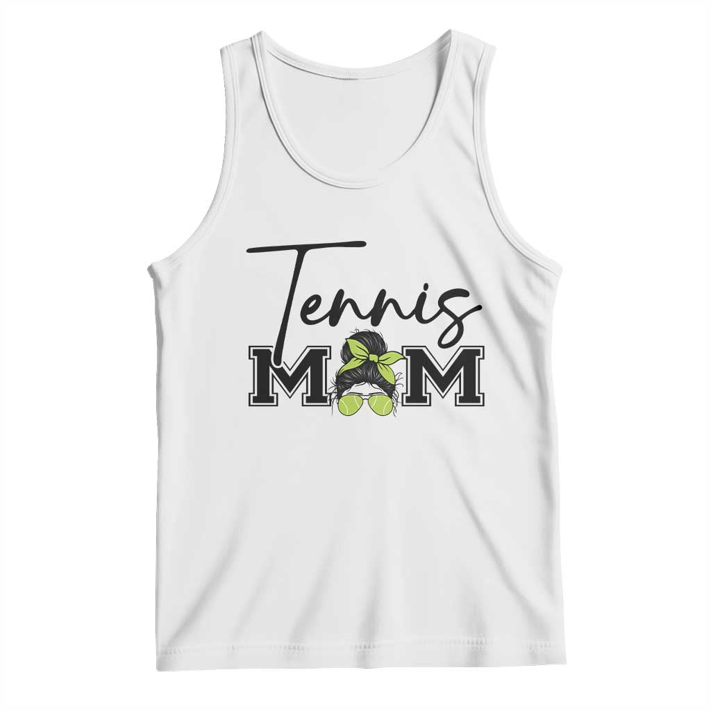 Funny Tennis Player Gift For Tennis Mom Tank Top TS12 White Print Your Wear