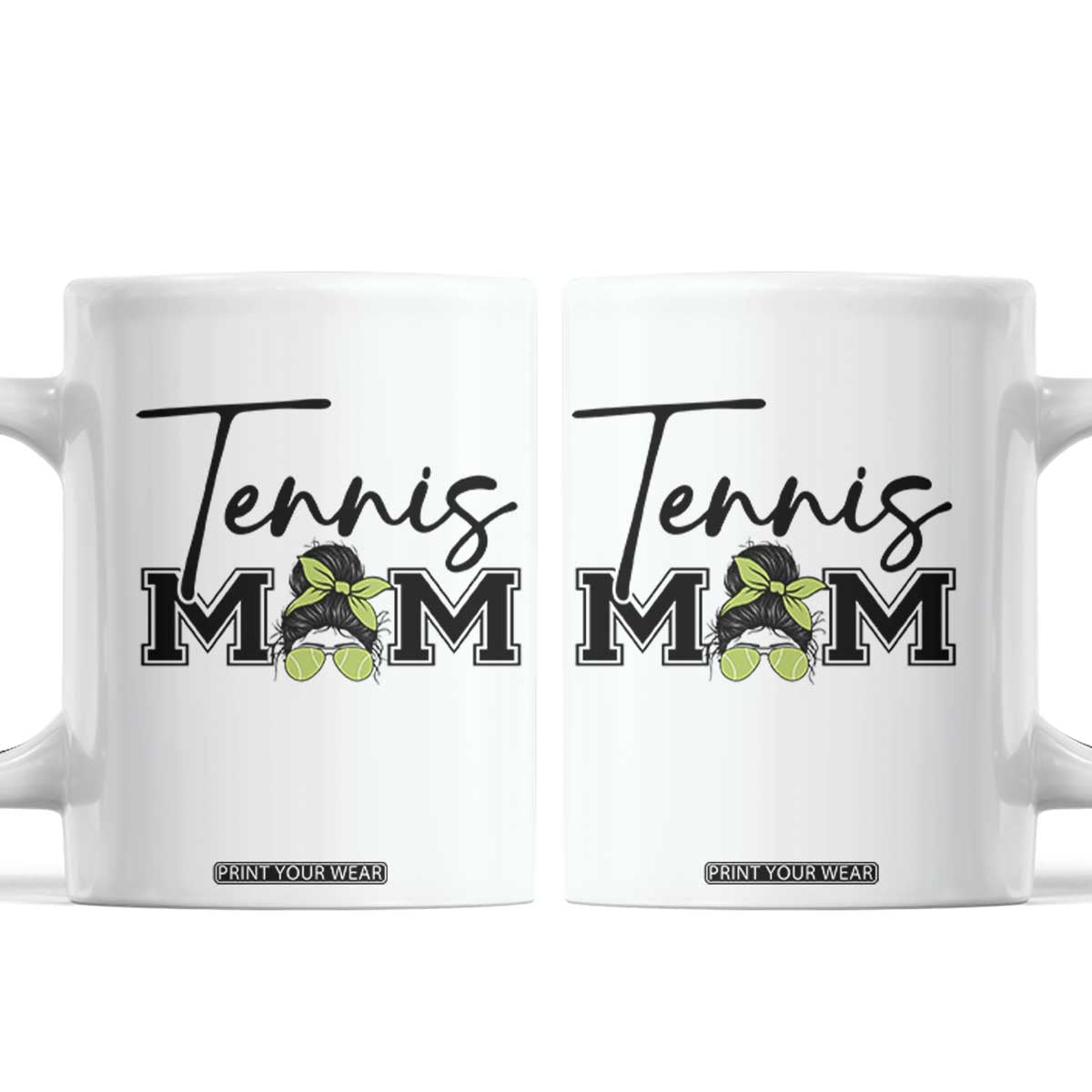 Funny Tennis Player Gift For Tennis Mom Coffee Mug TS12 White Print Your Wear