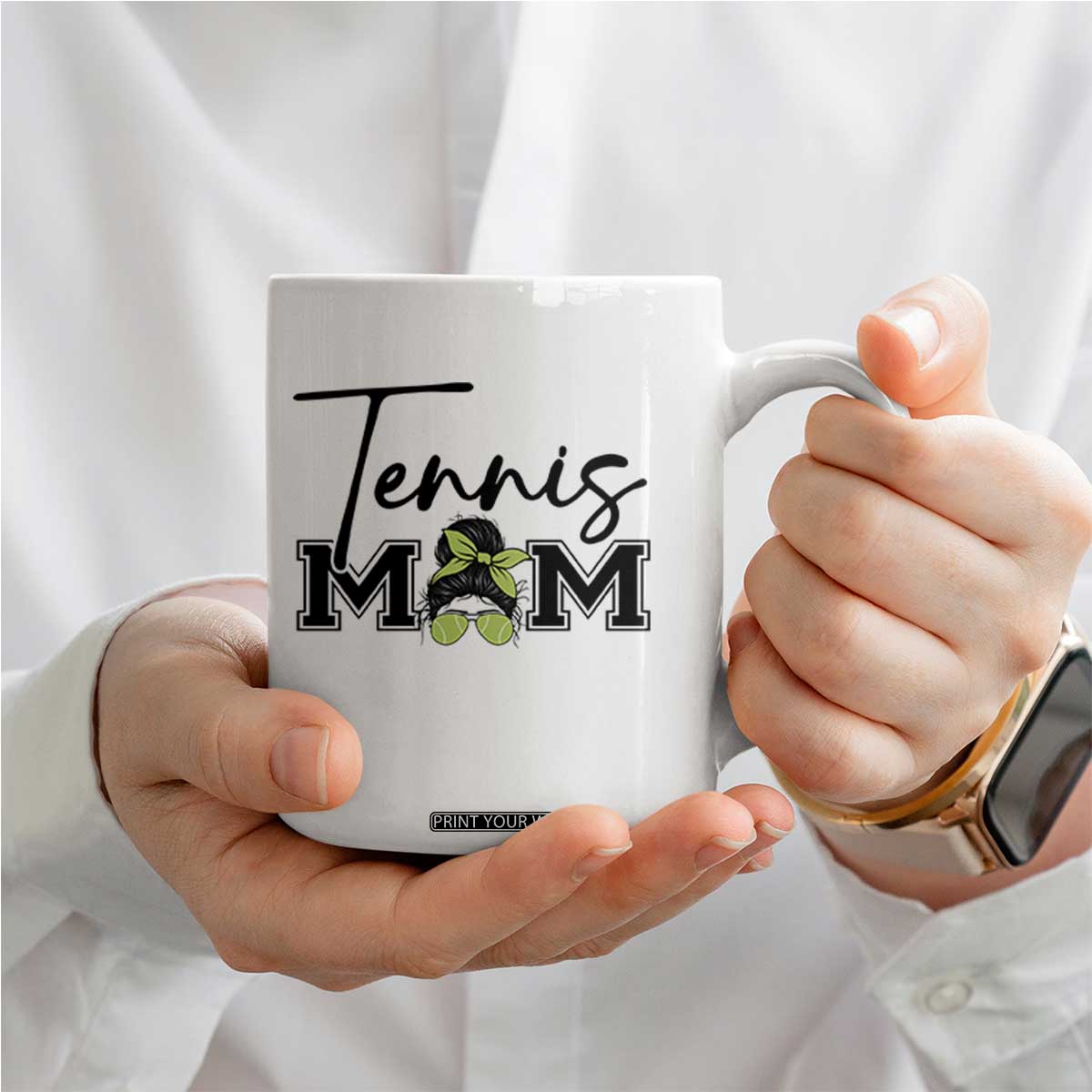 Funny Tennis Player Gift For Tennis Mom Coffee Mug TS12 Print Your Wear