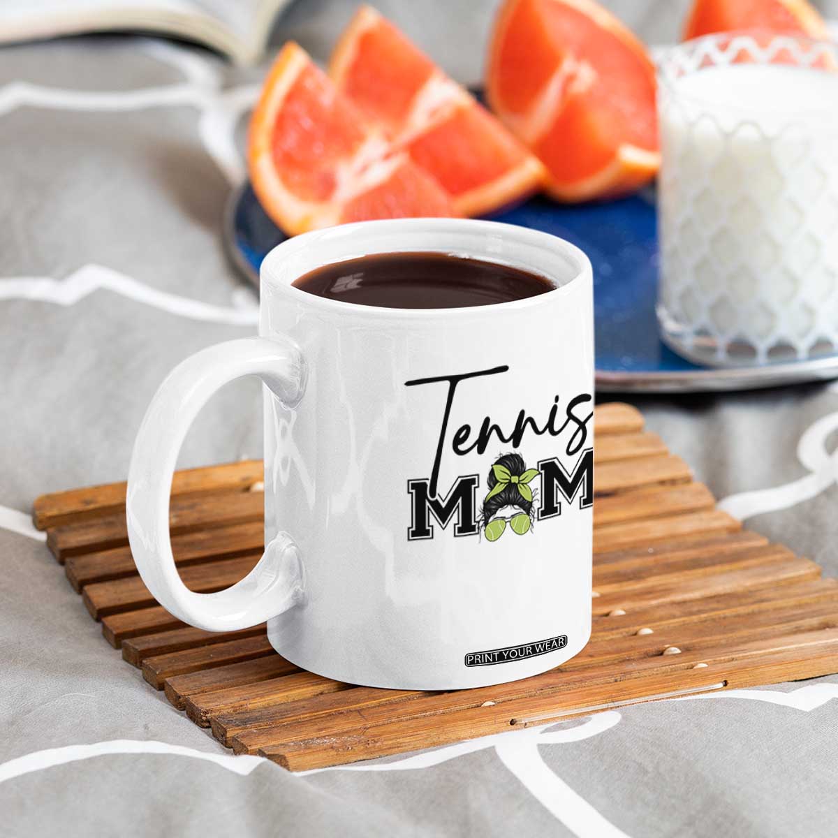 Funny Tennis Player Gift For Tennis Mom Coffee Mug TS12 Print Your Wear