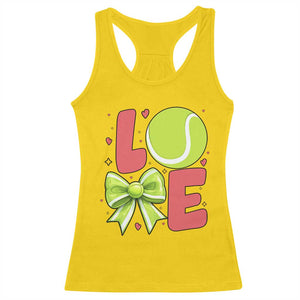 Love With A Tennis Ball Racerback Tank Top Valentines Day Gift TS12 Daisy Print Your Wear