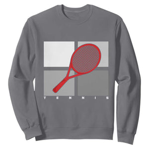 Tennis Obsession Sweatshirt Vintage Sports Lover Gift TS12 Charcoal Print Your Wear
