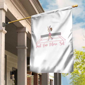 Just One More Set Garden Flag Funny Tennis Player Gift For Women TS12 Print Your Wear