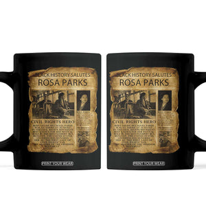Rosa Parks Coffee Mug Female Empowerment History Gift TS12 Black Print Your Wear