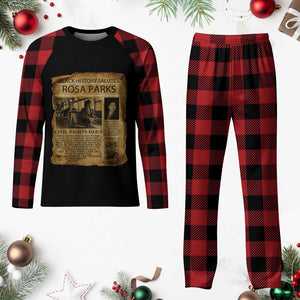 Rosa Parks Plaid Pajama Set Female Empowerment History Gift TS12 Buffalo Plaid Print Your Wear