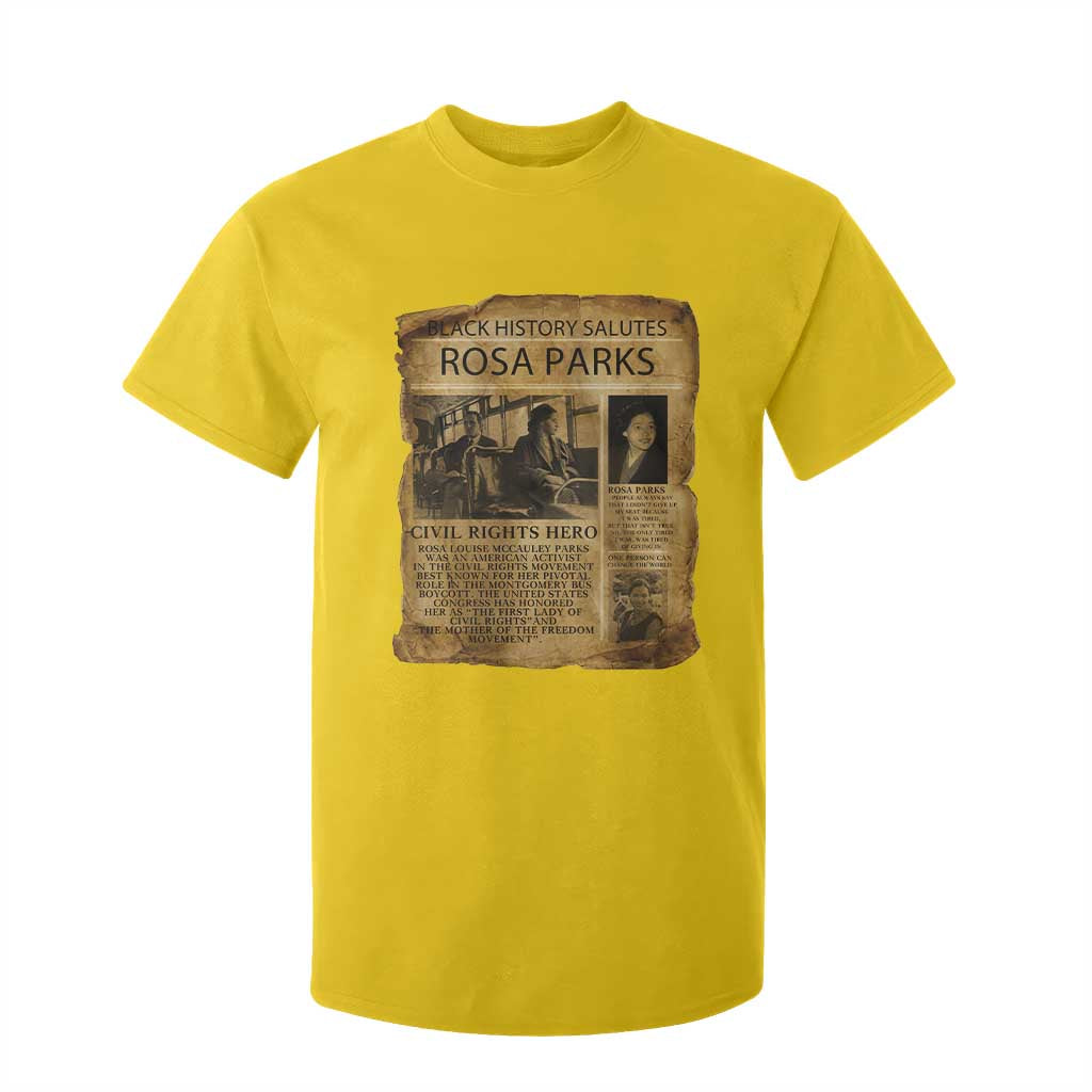 Rosa Parks T Shirt For Kid Female Empowerment History Gift TS12 Daisy Print Your Wear