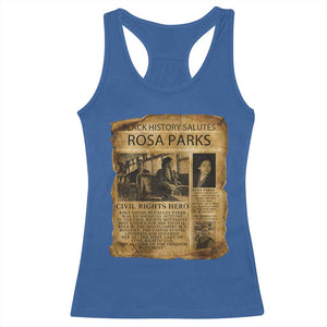 Rosa Parks Racerback Tank Top Female Empowerment History Gift TS12 Royal Blue Print Your Wear
