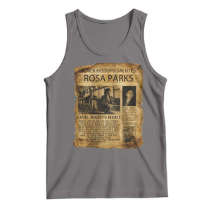 Rosa Parks Tank Top Female Empowerment History Gift TS12 Deep Heather Print Your Wear