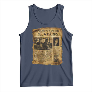 Rosa Parks Tank Top Female Empowerment History Gift TS12 Navy Print Your Wear