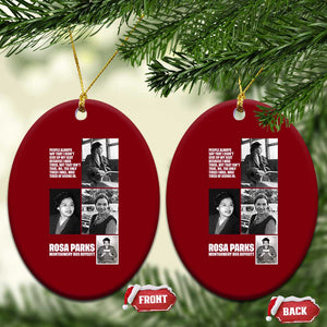 Rosa Parks Ceramic Ornament Strong Black Woman Leader TS12 Print Your Wear