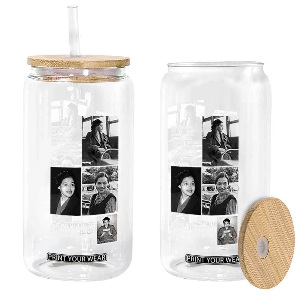 Rosa Parks Glass Can Strong Black Woman Leader TS12 Print Your Wear