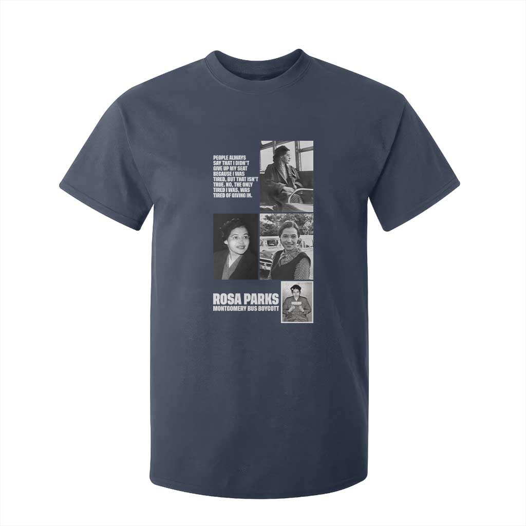 Rosa Parks T Shirt For Kid Strong Black Woman Leader TS12 Navy Print Your Wear