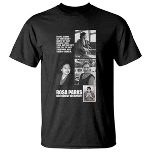 Rosa Parks T Shirt Strong Black Woman Leader TS12 Black Print Your Wear
