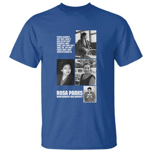 Rosa Parks T Shirt Strong Black Woman Leader TS12 Royal Blue Print Your Wear