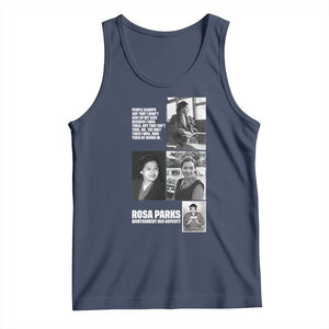 Rosa Parks Tank Top Strong Black Woman Leader TS12 Navy Print Your Wear