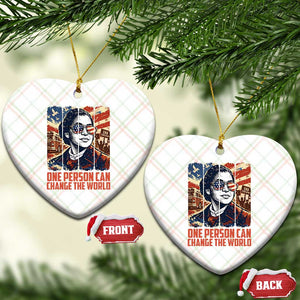 Rosa Parks Civil Rights Legacy Ceramic Ornament One Person Can Change The World TS12 Print Your Wear