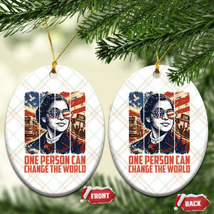 Rosa Parks Civil Rights Legacy Ceramic Ornament One Person Can Change The World TS12 Print Your Wear