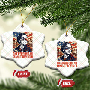 Rosa Parks Civil Rights Legacy Ceramic Ornament One Person Can Change The World TS12 Print Your Wear