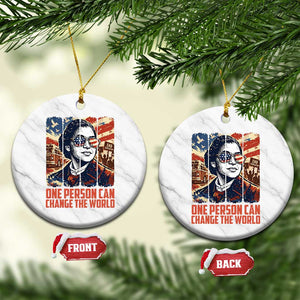 Rosa Parks Civil Rights Legacy Ceramic Ornament One Person Can Change The World TS12 1pc White Marble Print Your Wear