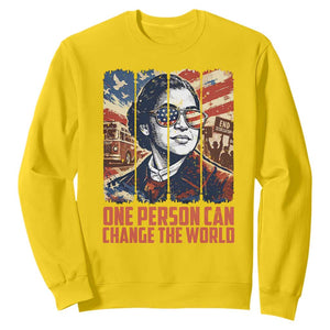 Rosa Parks Civil Rights Legacy Sweatshirt One Person Can Change The World TS12 Daisy Print Your Wear