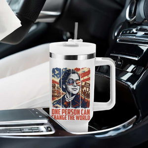 Rosa Parks Civil Rights Legacy Tumbler With Handle One Person Can Change The World TS12 Print Your Wear