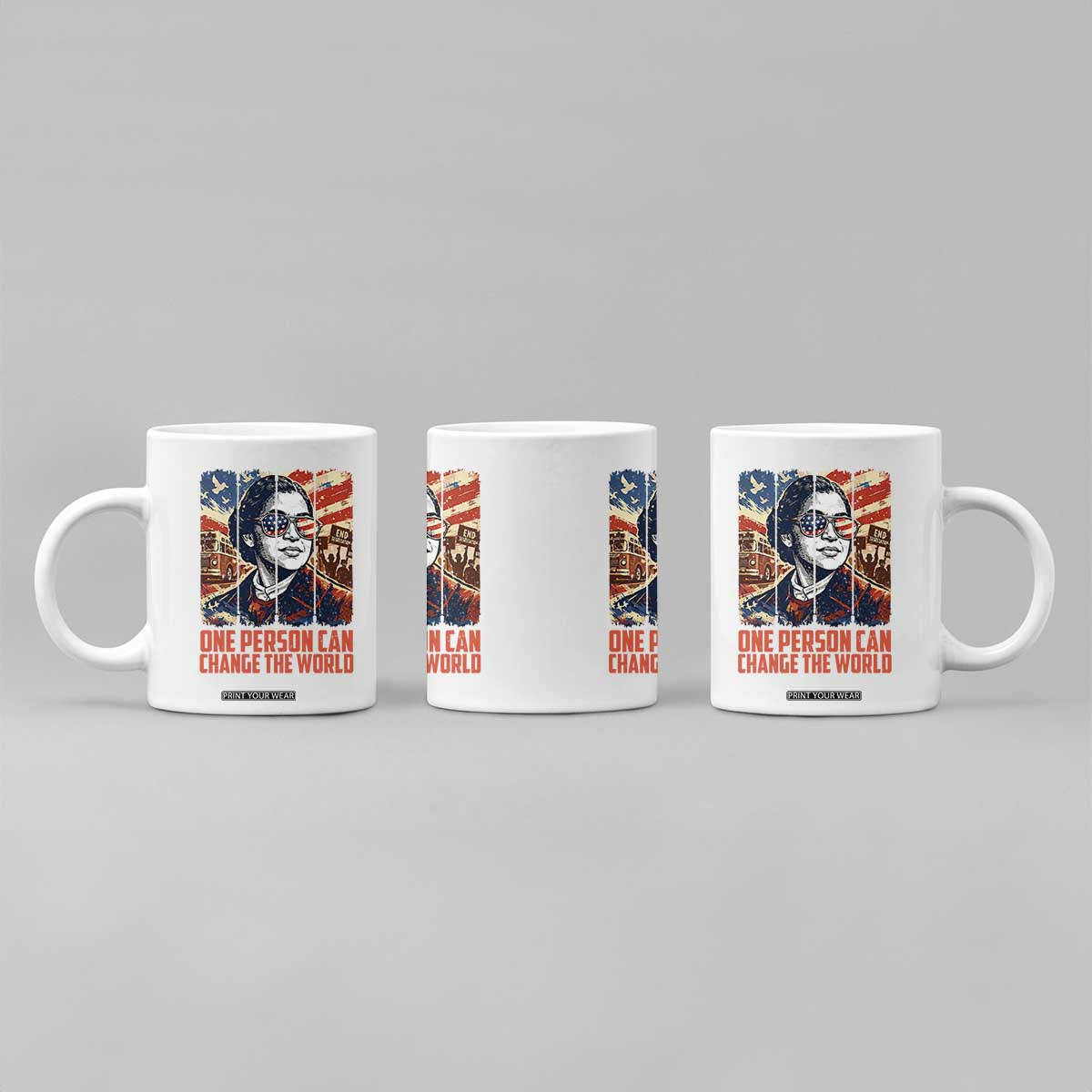 Rosa Parks Civil Rights Legacy Coffee Mug One Person Can Change The World TS12 Print Your Wear