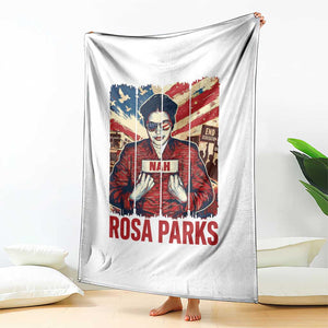 Nah Rosa Parks Throw Blanket Black History Month Gift TS12 Print Your Wear