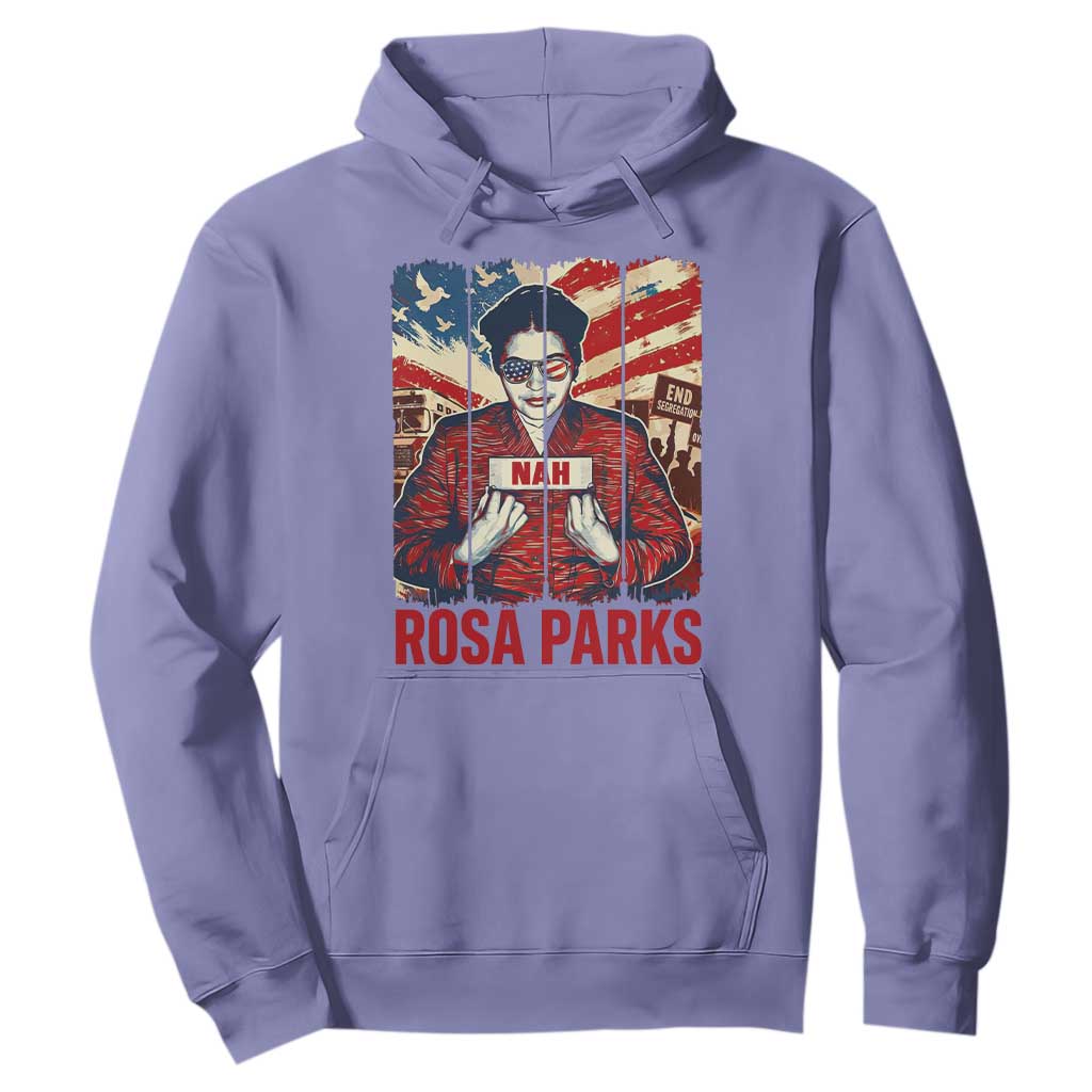 Nah Rosa Parks Hoodie Black History Month Gift TS12 Violet Print Your Wear