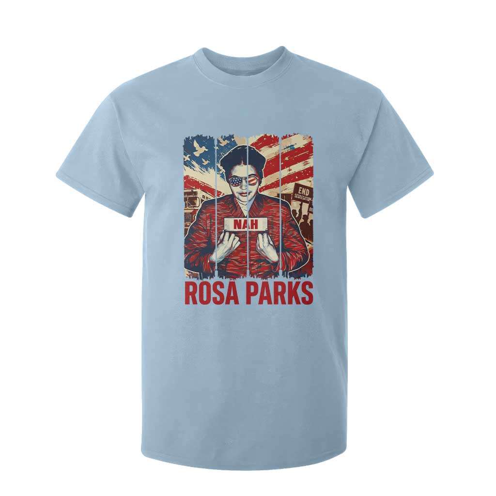 Nah Rosa Parks T Shirt For Kid Black History Month Gift TS12 Light Blue Print Your Wear