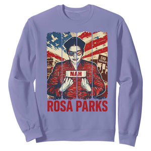 Nah Rosa Parks Sweatshirt Black History Month Gift TS12 Violet Print Your Wear