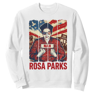 Nah Rosa Parks Sweatshirt Black History Month Gift TS12 White Print Your Wear