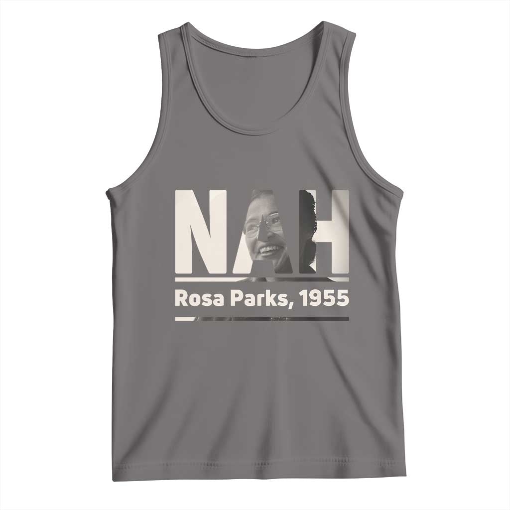 Nah Rosa Parks Tank Top Female Empowerment American History TS12 Deep Heather Print Your Wear
