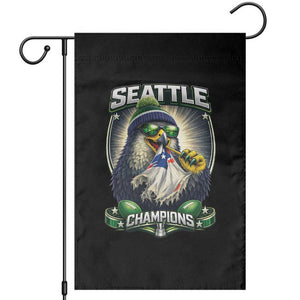 Seattle Champions Fan Pride Garden Flag Football Fan Gift TS12 Black Print Your Wear