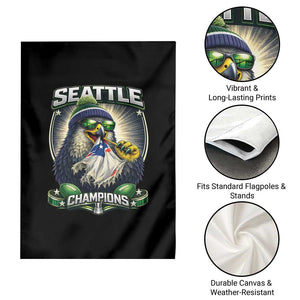 Seattle Champions Fan Pride Garden Flag Football Fan Gift TS12 Print Your Wear