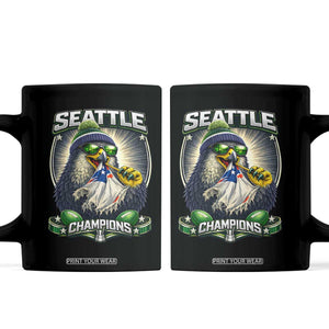 Seattle Champions Fan Pride Coffee Mug Football Fan Gift TS12 Black Print Your Wear