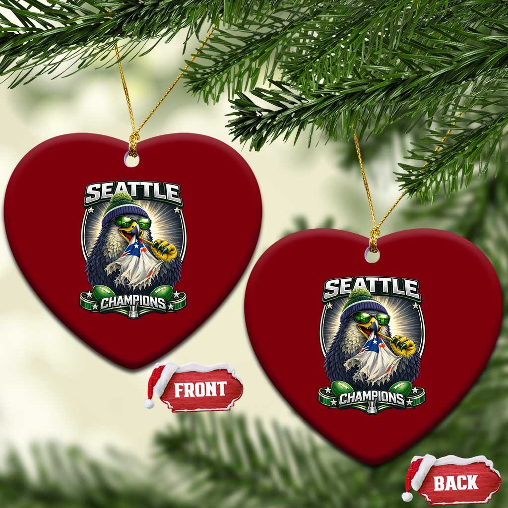 Seattle Champions Fan Pride Ceramic Ornament Football Fan Gift TS12 Print Your Wear