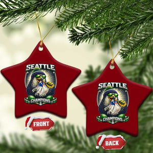Seattle Champions Fan Pride Ceramic Ornament Football Fan Gift TS12 Print Your Wear