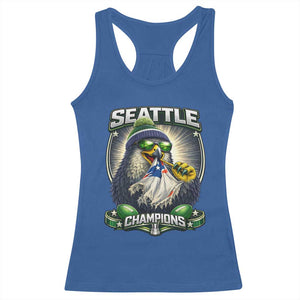 Seattle Champions Fan Pride Racerback Tank Top Football Fan Gift TS12 Royal Blue Print Your Wear